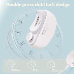 Electric Baby Nail Clippers with LED Light