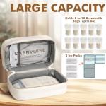 CarryWise Portable Breast Milk Cooler Bag with Ice Packs