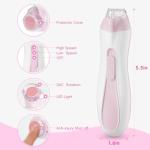 Electric Baby Nail Trimmer with Light and 15 Pads