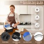 Portable Breast Milk Cooler Travel Bag with Ice Packs