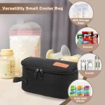 Portable Breast Milk Cooler Travel Bag with Ice Packs