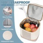 Mancro Insulated Baby Bottle Cooler Bag, Beige