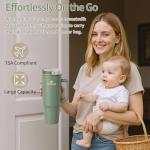 Portable Breastmilk Storage Bottle with Cooler, 40oz