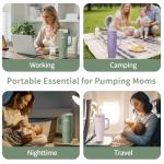 Portable Breastmilk Storage Bottle with Cooler, 40oz
