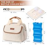 Breastmilk Cooler Bag with Ice Pack for Moms