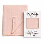Huxie Organic Cotton Baby Swaddle – Blush 47” x 47”