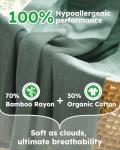 Yoofoss Organic Muslin Swaddle Blankets for Babies