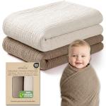 Organic Cotton Muslin Baby Blanket - 47 x 47 Inch