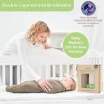 Organic Cotton Muslin Baby Blanket - 47 x 47 Inch