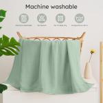 Yoofoss Organic Muslin Swaddle Blankets for Babies