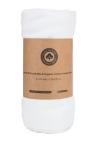 Organic Cotton White Newborn Swaddle Blanket 47"x47