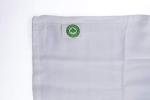 Organic Cotton White Newborn Swaddle Blanket 47"x47