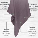 Organic Muslin Swaddle Blankets 2-Pack for Babies