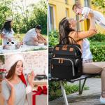 Large Waterproof Diaper Bag Backpack with Changing Station