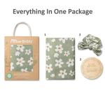 Miaoberry Floral Organic Cotton Baby Swaddle Set