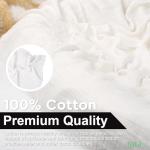 Organic Muslin Cotton Baby Swaddle Blanket 47x47