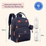 BabbleRoo Baby Diaper Bag Backpack with Changing Mat