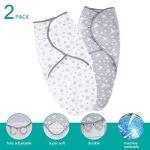 Biloban Organic Cotton Baby Swaddles 0-3 Months