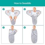 Biloban Organic Cotton Baby Swaddles 0-3 Months