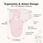 3-Pack Soft Organic Baby Swaddle Sleep Sacks