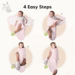 3-Pack Soft Organic Baby Swaddle Sleep Sacks