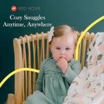 Organic Cotton Muslin Swaddle Blanket for Babies