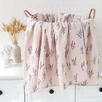 Organic Cotton Baby Swaddle Blankets - Lavender & Mauve