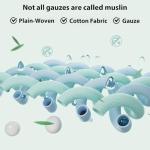 Organic Cotton Baby Swaddle Blankets - Lavender & Mauve