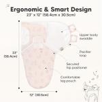 3-Pack Organic Baby Swaddle Sleep Sacks