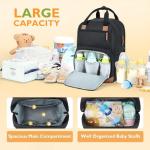 Mommore Diaper Bag Backpack with Changing Station