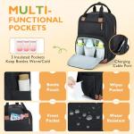 Mommore Diaper Bag Backpack with Changing Station