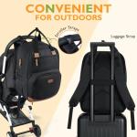 Mommore Diaper Bag Backpack with Changing Station
