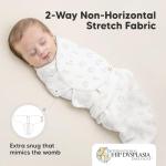 3-Pack Organic Baby Swaddle Sleep Sacks