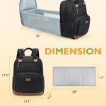 Mommore Diaper Bag Backpack with Changing Station