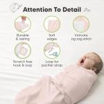3-Pack Organic Baby Swaddle Sleep Sacks