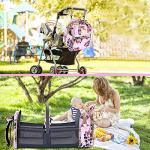 GurZinn 3-in-1 Diaper Bag Backpack with Changing Station