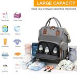 Lamroro Waterproof Diaper Bag with Changing Station