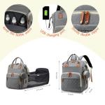 Lamroro Waterproof Diaper Bag with Changing Station