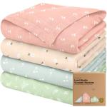4-Pack Organic Muslin Swaddle Blankets for Babies