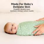 4-Pack Organic Muslin Swaddle Blankets for Babies
