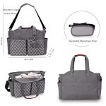 Lmbabter Multi-Function Diaper Bag with Changing Station