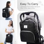 CottonBebe Large Diaper Bag Backpack with Changing Pad