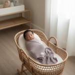 Dreamy Lilac Organic Cotton Swaddle Blanket