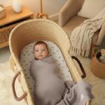Dreamy Lilac Organic Cotton Swaddle Blanket