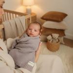 Dreamy Lilac Organic Cotton Swaddle Blanket