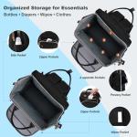 Large Diaper Bag Backpack with Changing Pad
