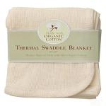 Organic Cotton Thermal Waffle Swaddle Blanket 30" x 40