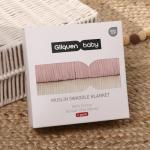 GLLQUEN Baby Organic Muslin Swaddle Blanket Set