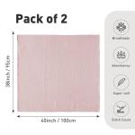 GLLQUEN Baby Organic Muslin Swaddle Blanket Set