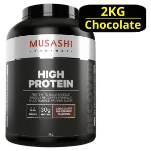 Musashi High Protein Chocolate Milkshake 2KG Powder